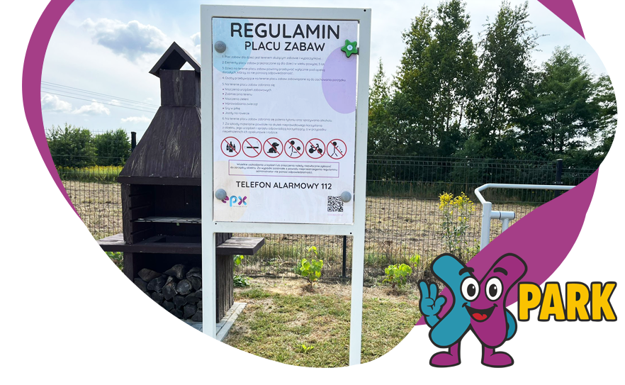 Nasze nowości - Regulamin placu zabaw